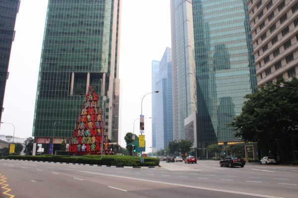  シンガポールのオフィス街