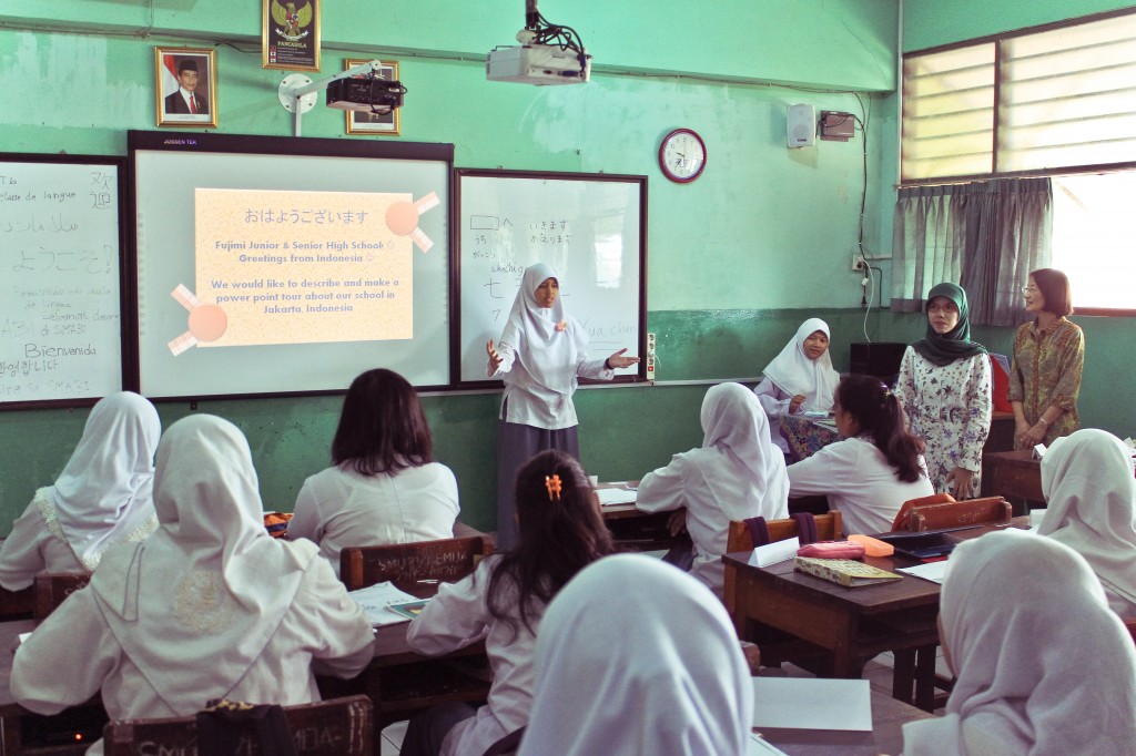 インドネシアの教室の様子